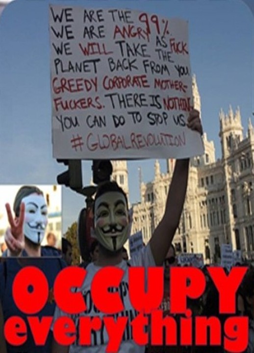 Close Up of Occupy Poster