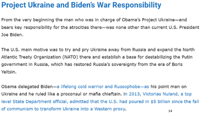 Mass graves in Lugansk, Ukraine bemoan Obama Biden Harris