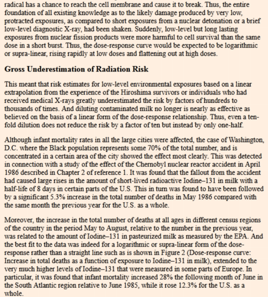 Nuclear racism & black genocide in the ghetto milk program then latino genocide.