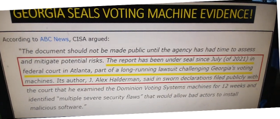 Georgia seals evidence of voting machine security breach