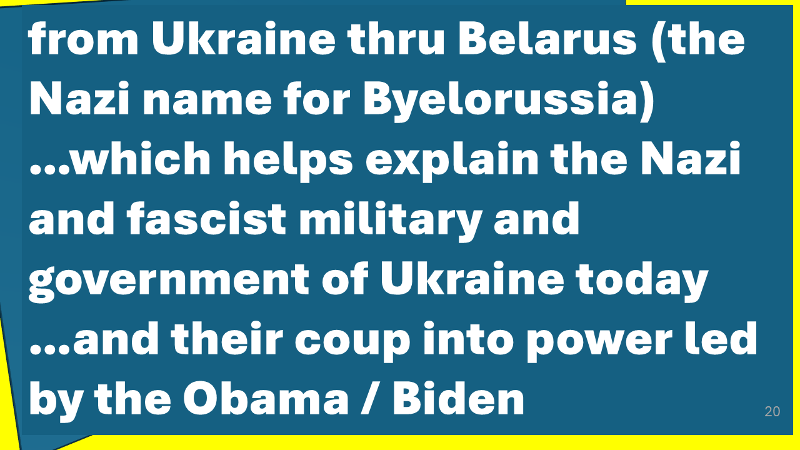 Route of smuggling Nazis out of eastern Europe to support U.S. State & Justice Departments