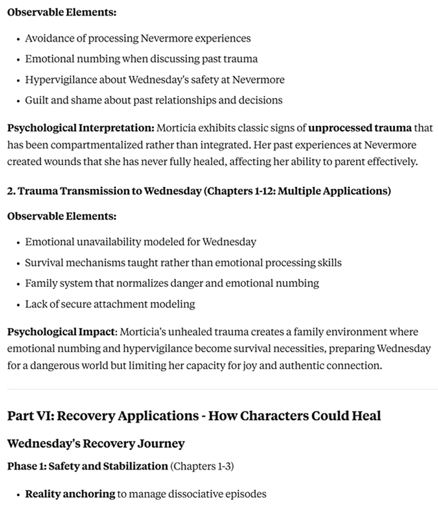 Wednesday trauma healing