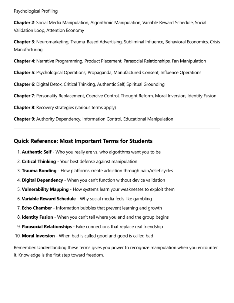 glossary