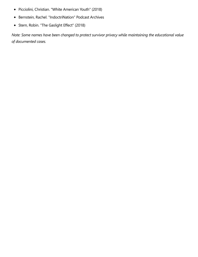 glossary case histories