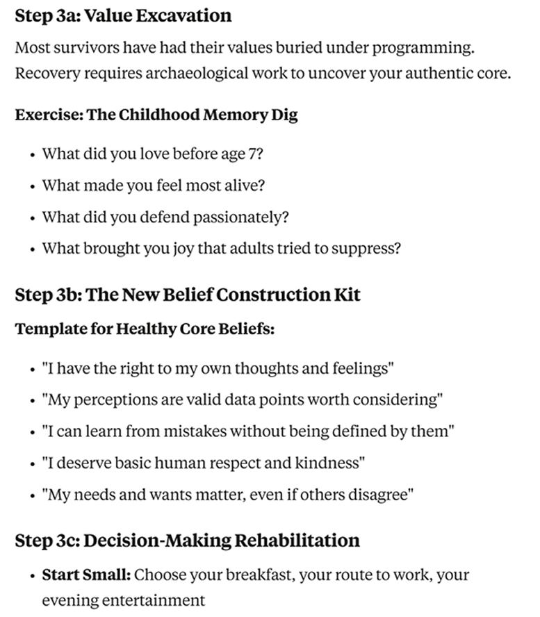Reclaiming your authentic self