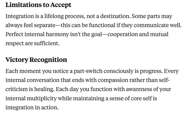 Reclaiming authentic self