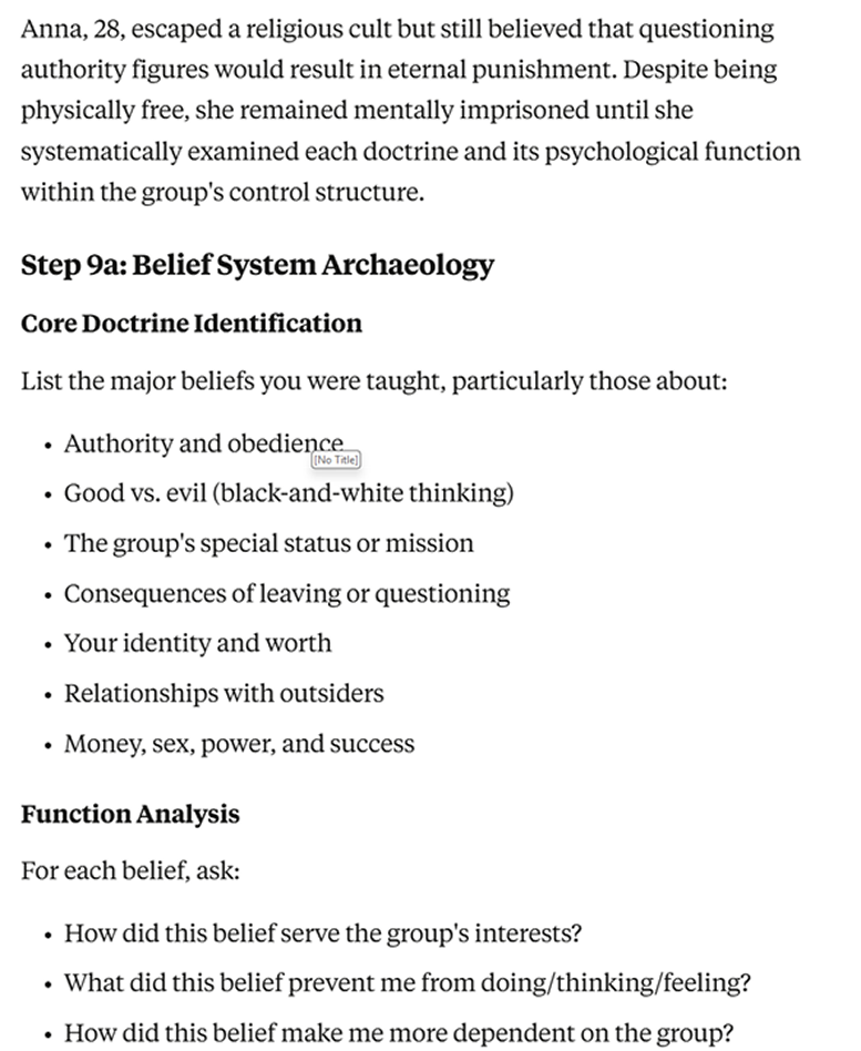 Reclaiming authentic self