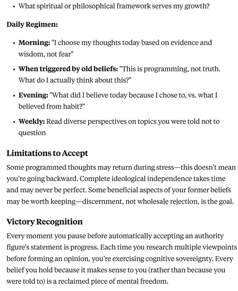 Reclaiming authentic self