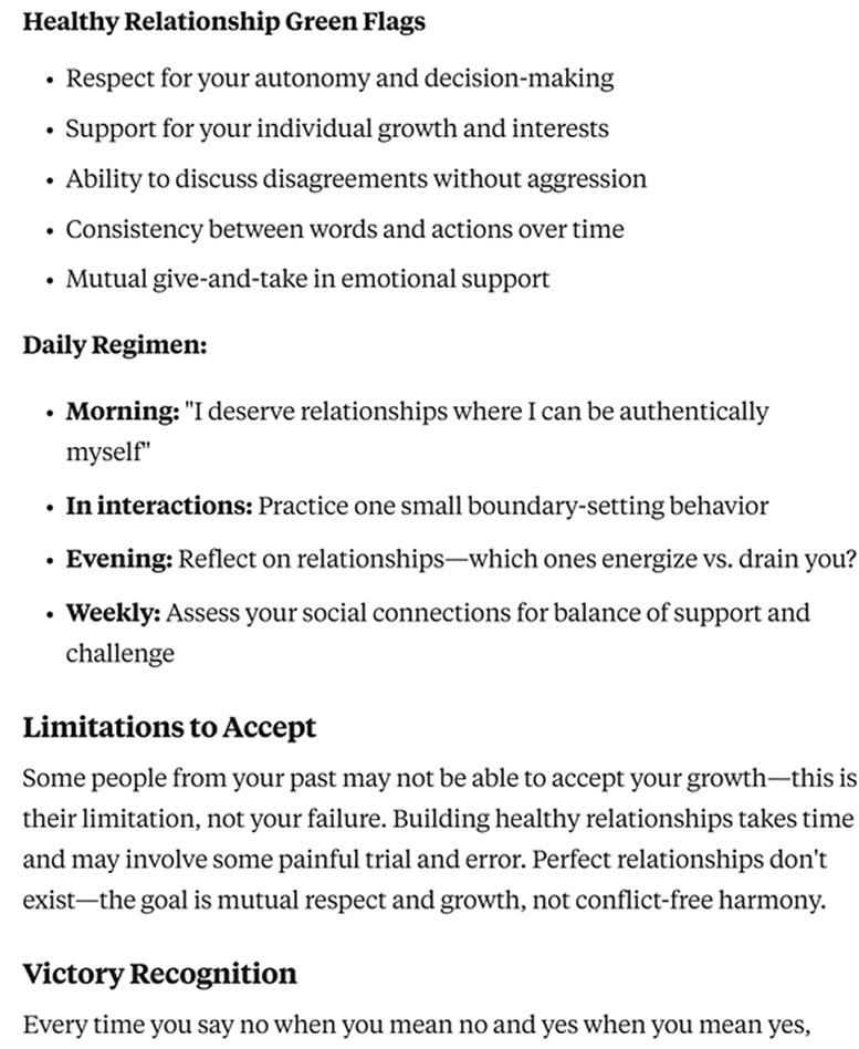 Reclaiming authentic self