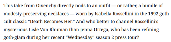 Jenna Ortega is Wednesday