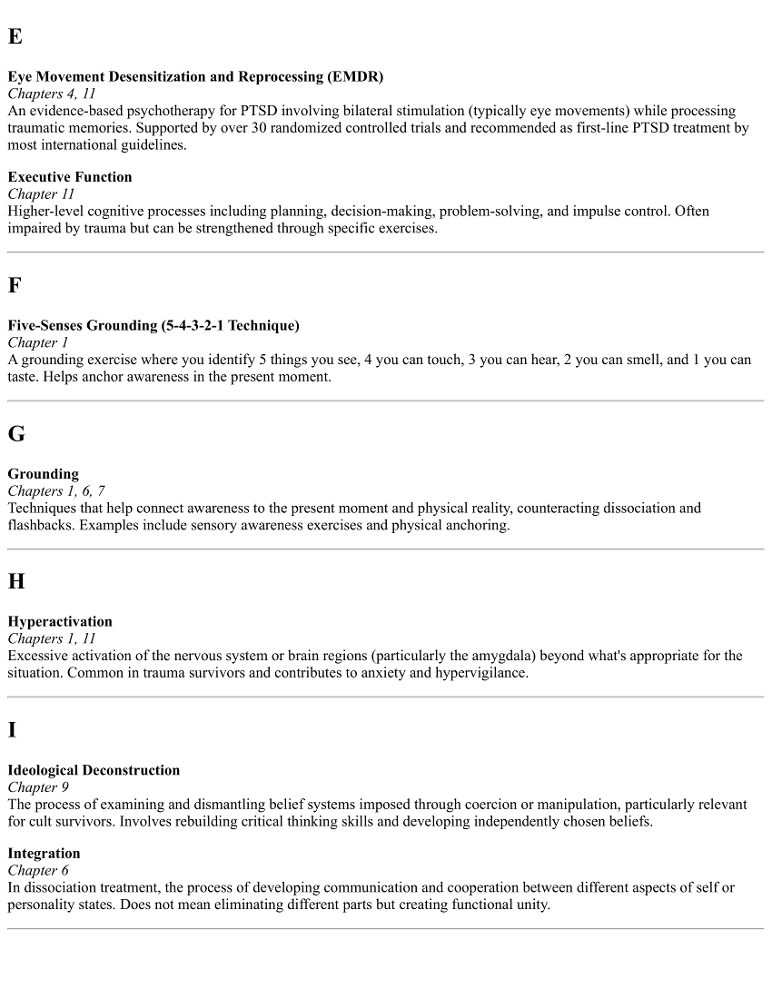 6a Glossary Quick Reference Guide