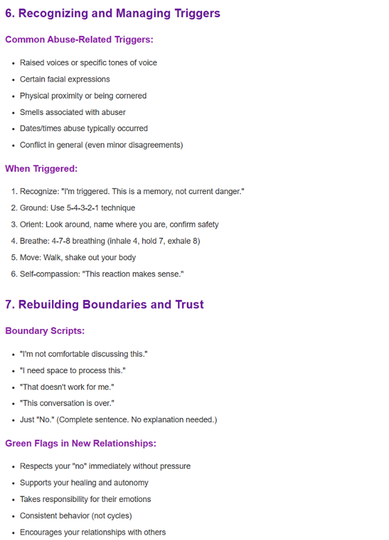 For Domestic Abuse Survivors