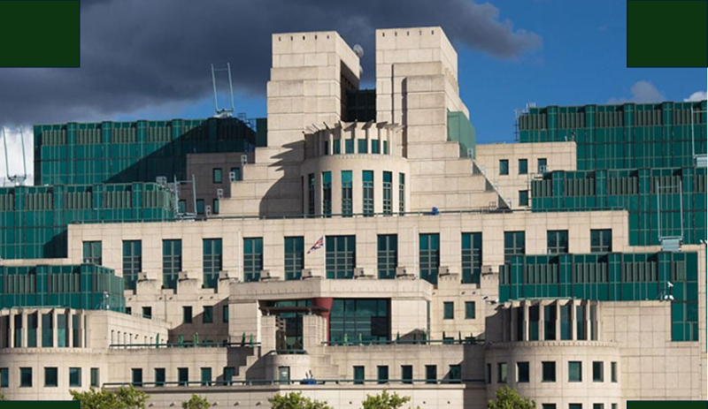 MI-6 Headquarters in Britain boasts iconic architecture with dramatic religious and cultural themes cut and pasted together